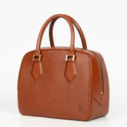 Shop the authentic Louis Vuitton Brown Epi Sablon Top Handle Bag second hand on Labellov.com