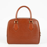Shop the authentic Louis Vuitton Brown Epi Sablon Top Handle Bag second hand on Labellov.com