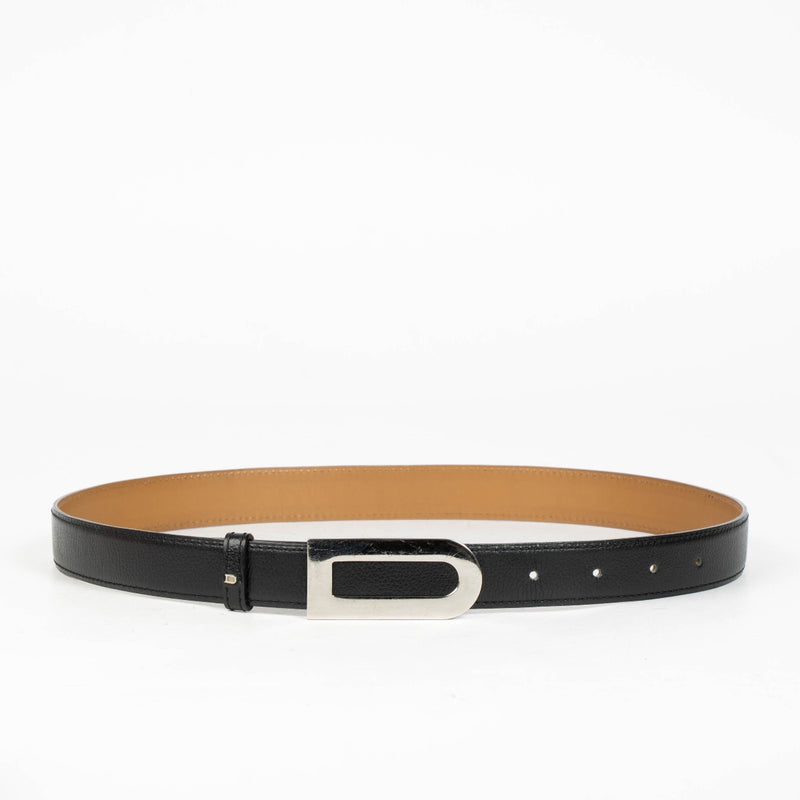 Shop 100% authentic second hand Delvaux Black Leather Belt - Size 75 on Labellov.com.
