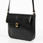 Authentic pre-loved Delvaux Black Box Calf Crossbody Bag on Labellov.com