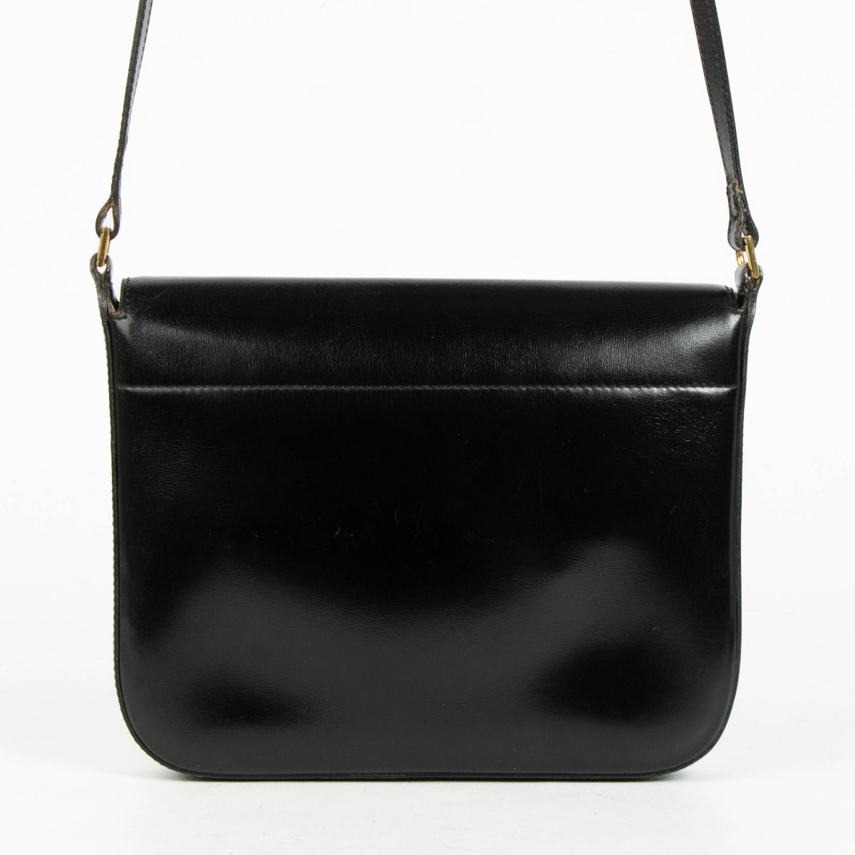 Authentic pre-loved Delvaux Black Box Calf Crossbody Bag on Labellov.com