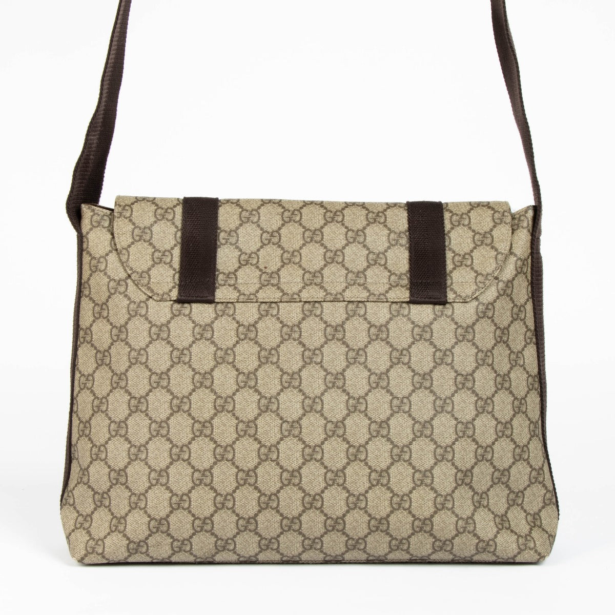 Shop this 100% authentic Gucci Monogram Canvas Messenger Bag at labellov.com.