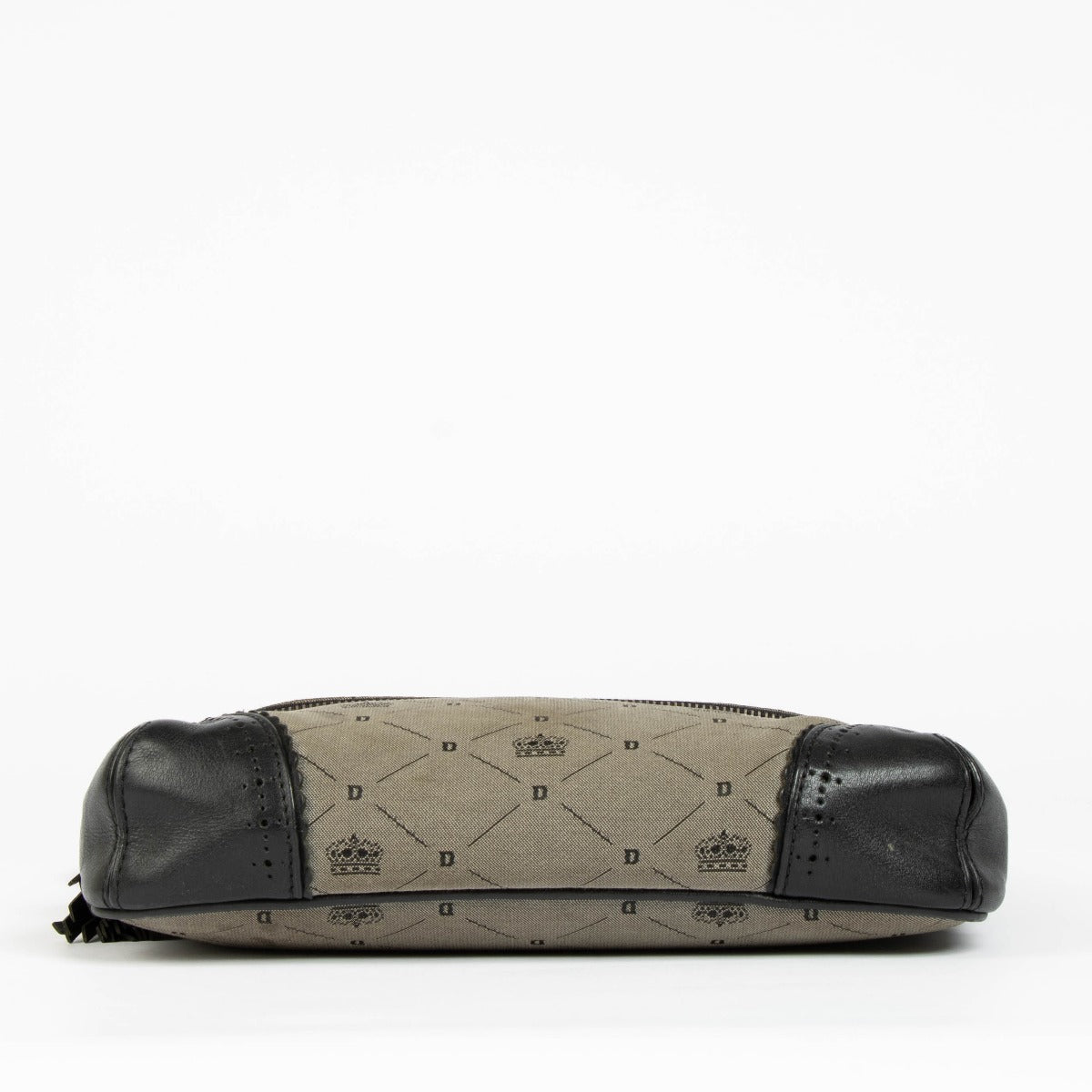 Authentic pre-loved Delvaux Logo Canvas Blue Crossbody Bag on Labellov.com