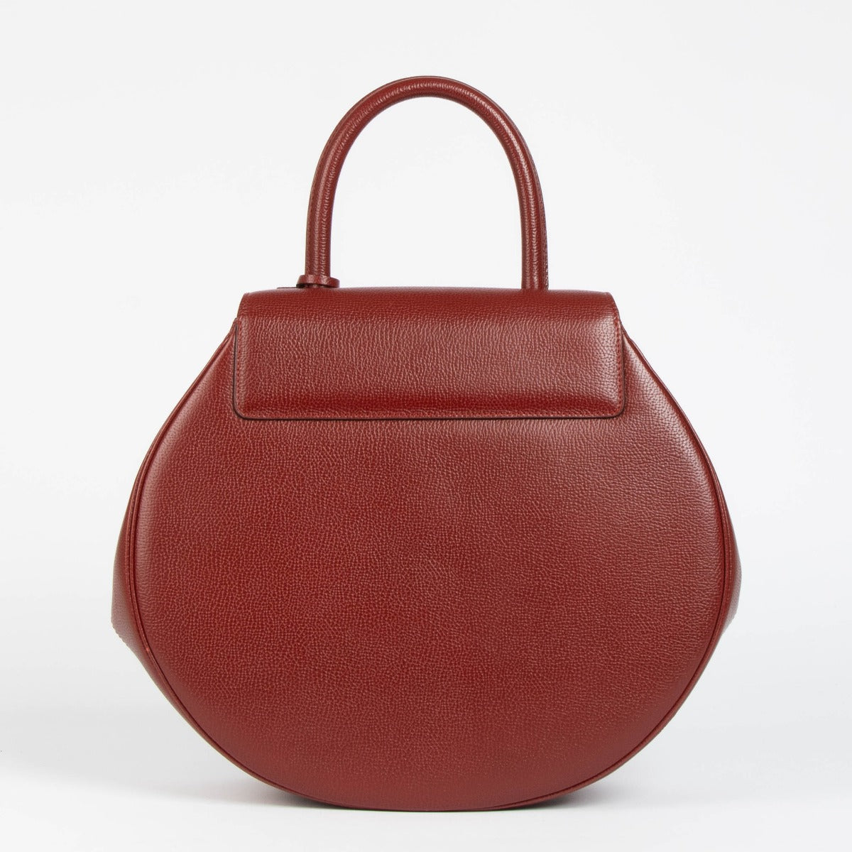 Shop this 100% authentic Delvaux Red Leather Vintage Extase Top Handle Bag at labellov.com