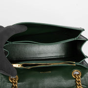Authentic pre-loved Balenciaga Green Crocodile Embossed Small Crush Bag on Labellov.com