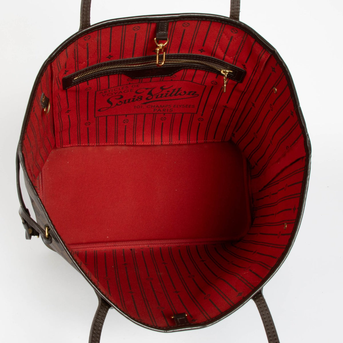 Authentic pre-loved Louis Vuitton Damier Ebene Neverfull MM on Labellov.com