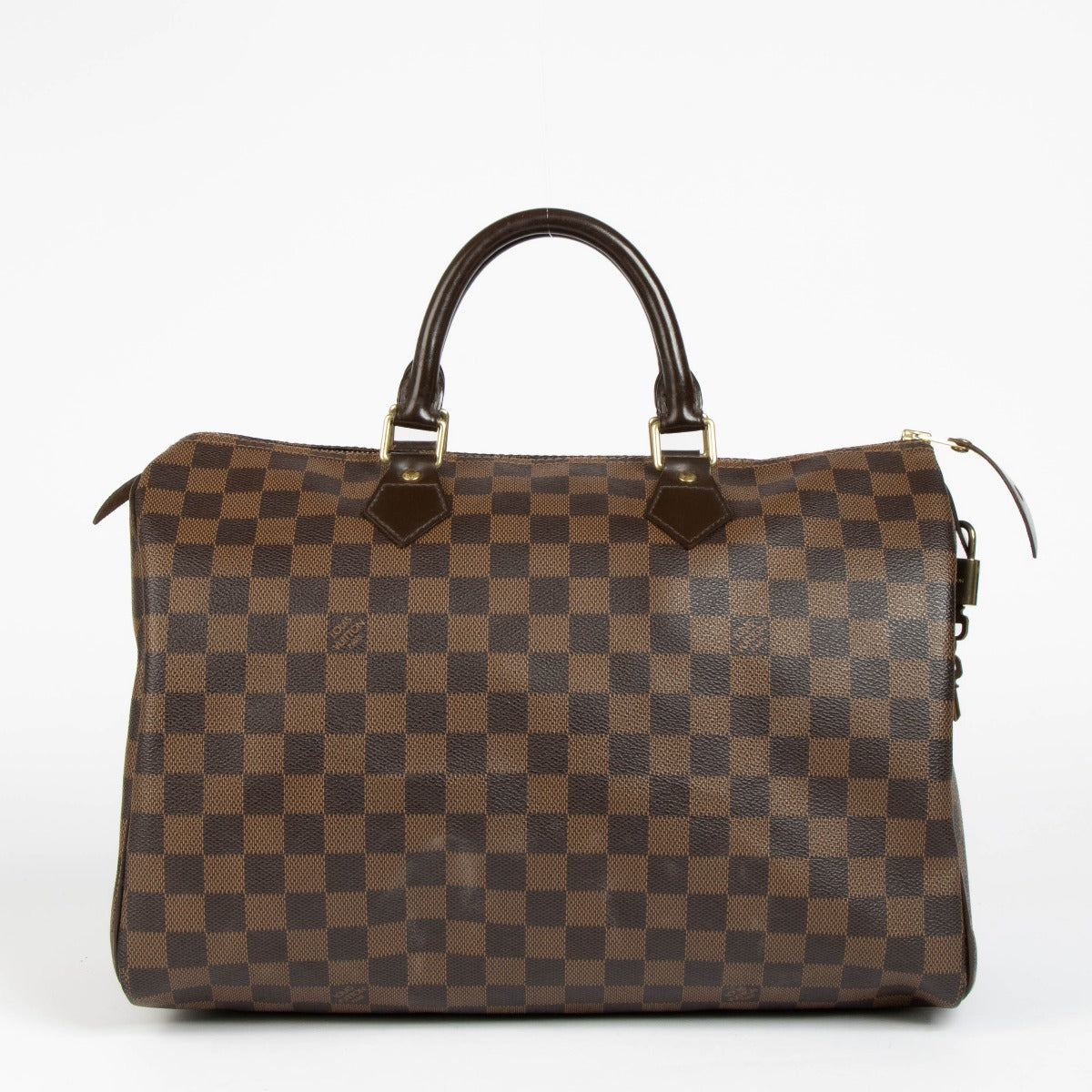 Authentic pre-loved Louis Vuitton Damier Ebene Speedy 35 on Labellov.com
