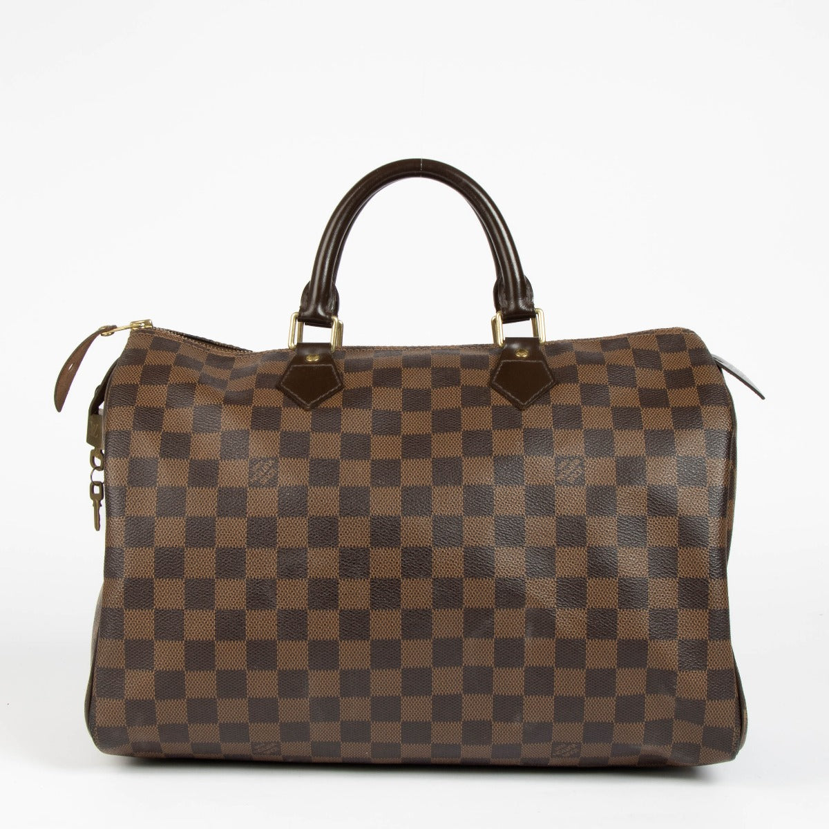 Authentic pre-loved Louis Vuitton Damier Ebene Speedy 35 on Labellov.com