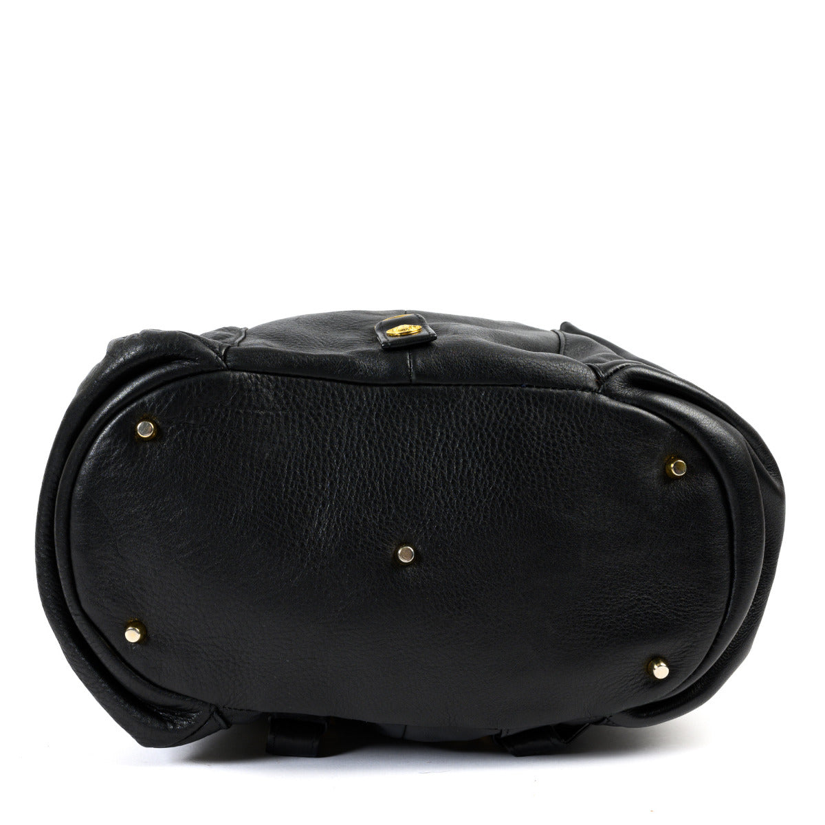 Gianni Versace Black Leather Backpack