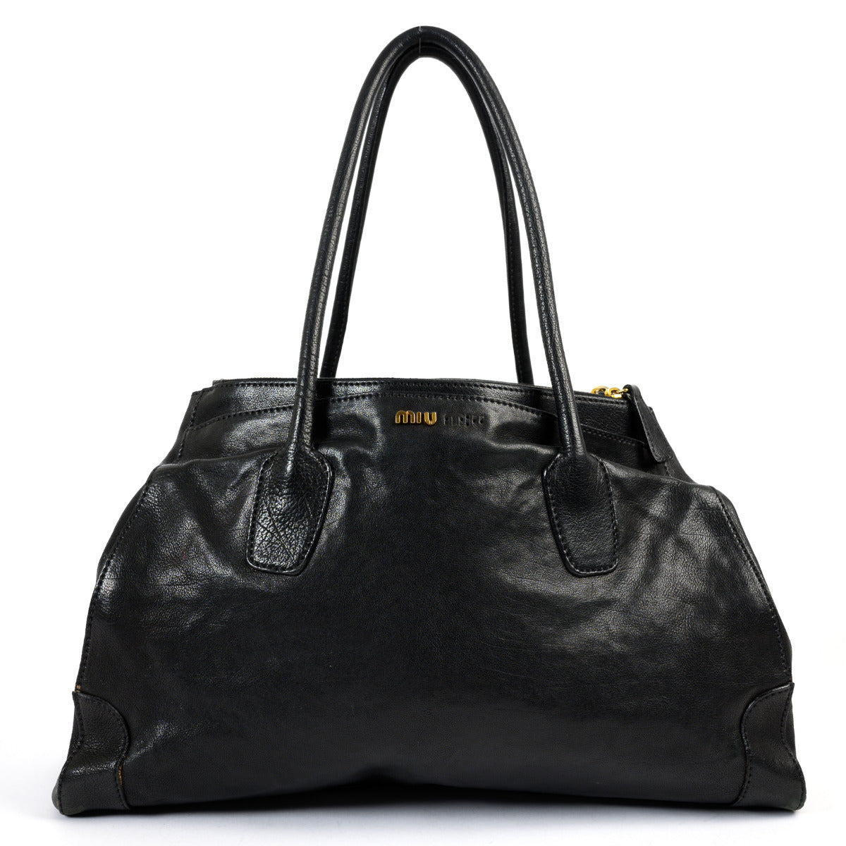 Miu Miu Zwarte Schoudertas