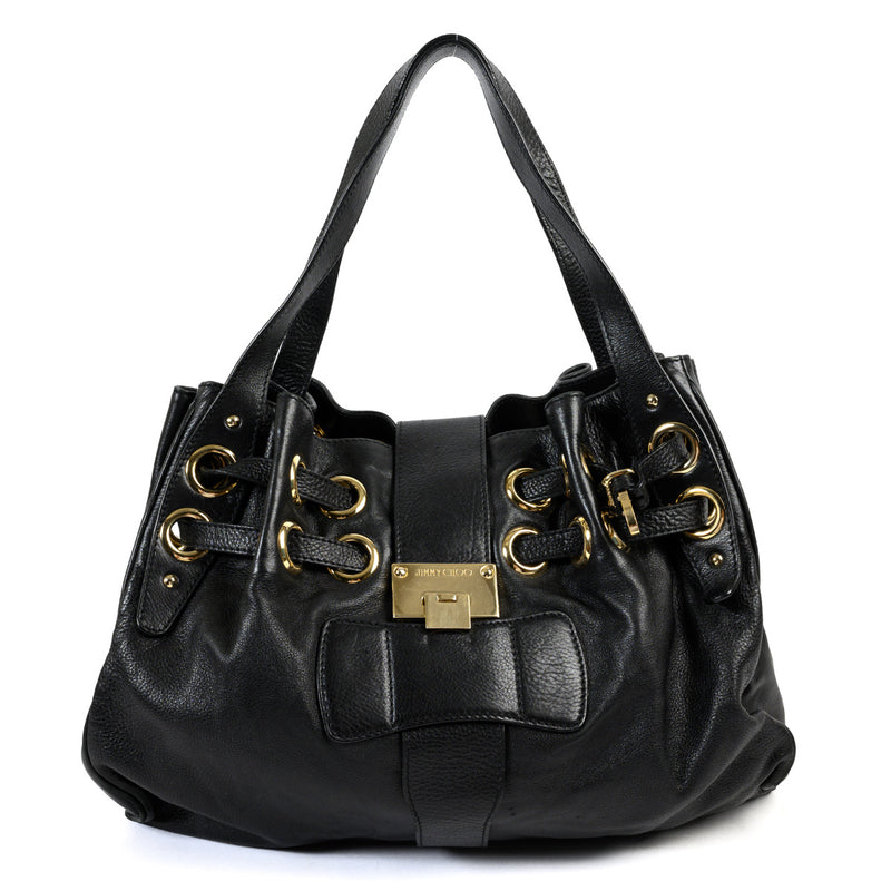 Jimmy Choo Zwarte Schoudertas