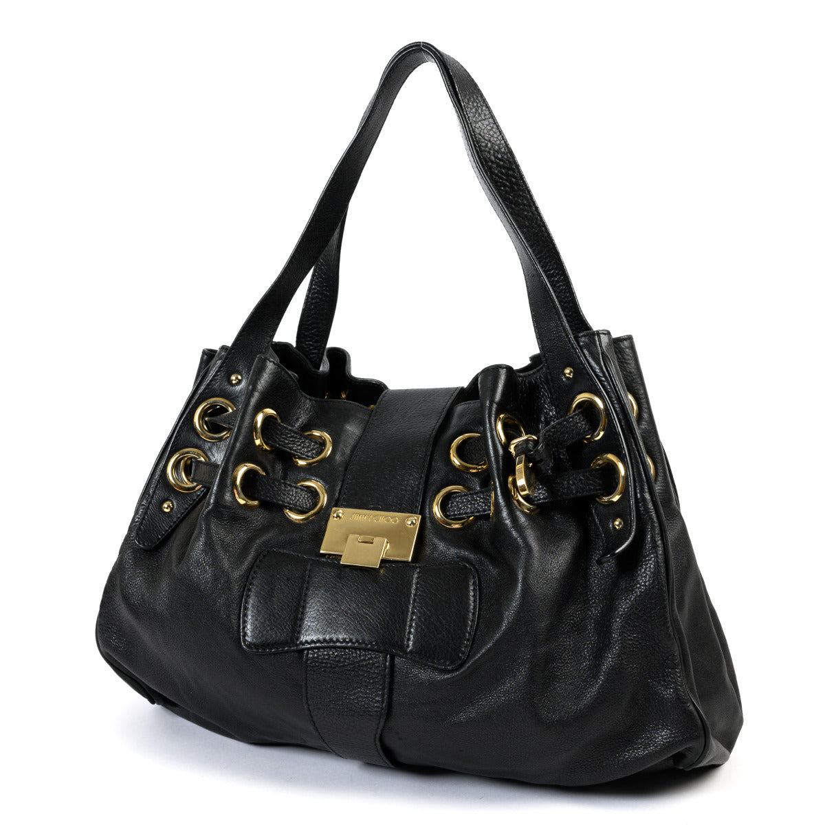 Sac à bandoulière noir Jimmy Choo