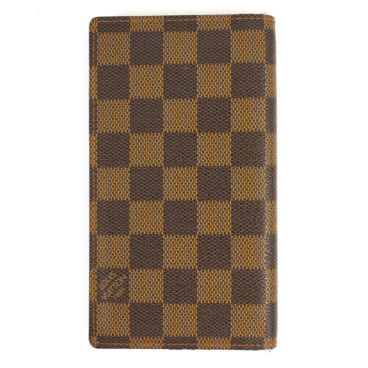 Couverture d'agenda de poche Louis Vuitton Damier Ebene