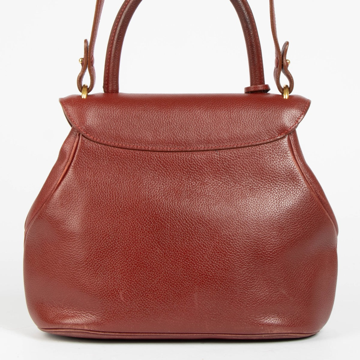 Authentic pre-loved Delvaux Red Trotteur Baltimore PM Bag on Labellov.com