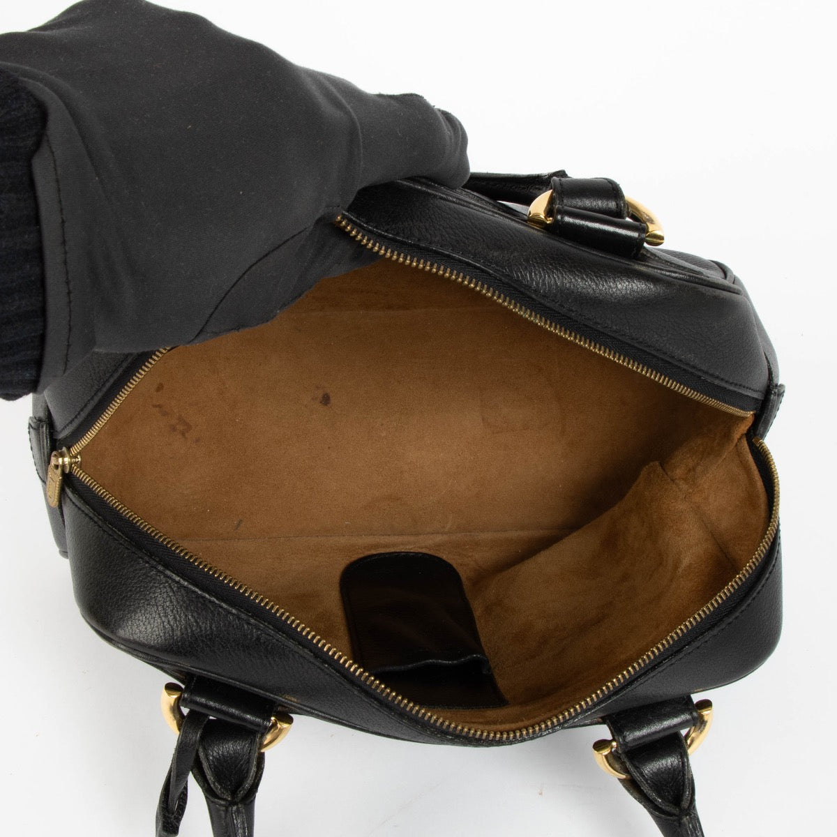 Authentic pre-loved Delvaux Black Canter Parole Bag on Labellov.com