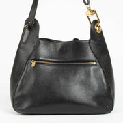 Authentic pre-loved Delvaux Black Leather Vintage Hobo Bag on Labellov.com