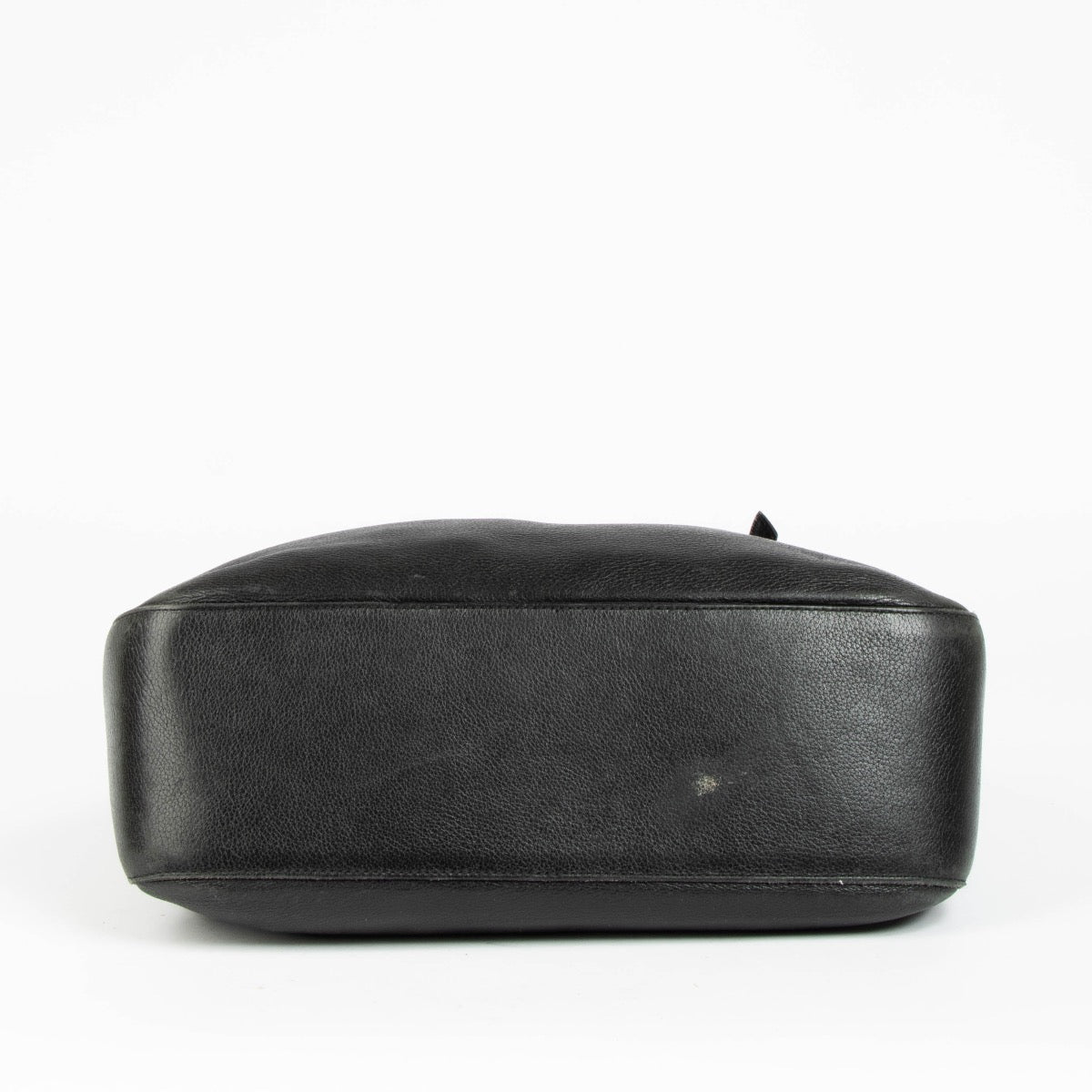Authentic pre-loved Delvaux Black Leather Vintage Hobo Bag on Labellov.com