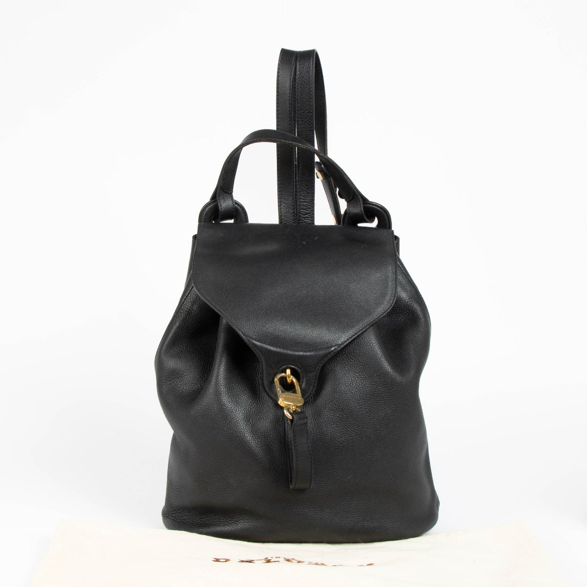 Authentic pre-loved Delvaux Blue Canter Soleil Backpack on Labellov.com