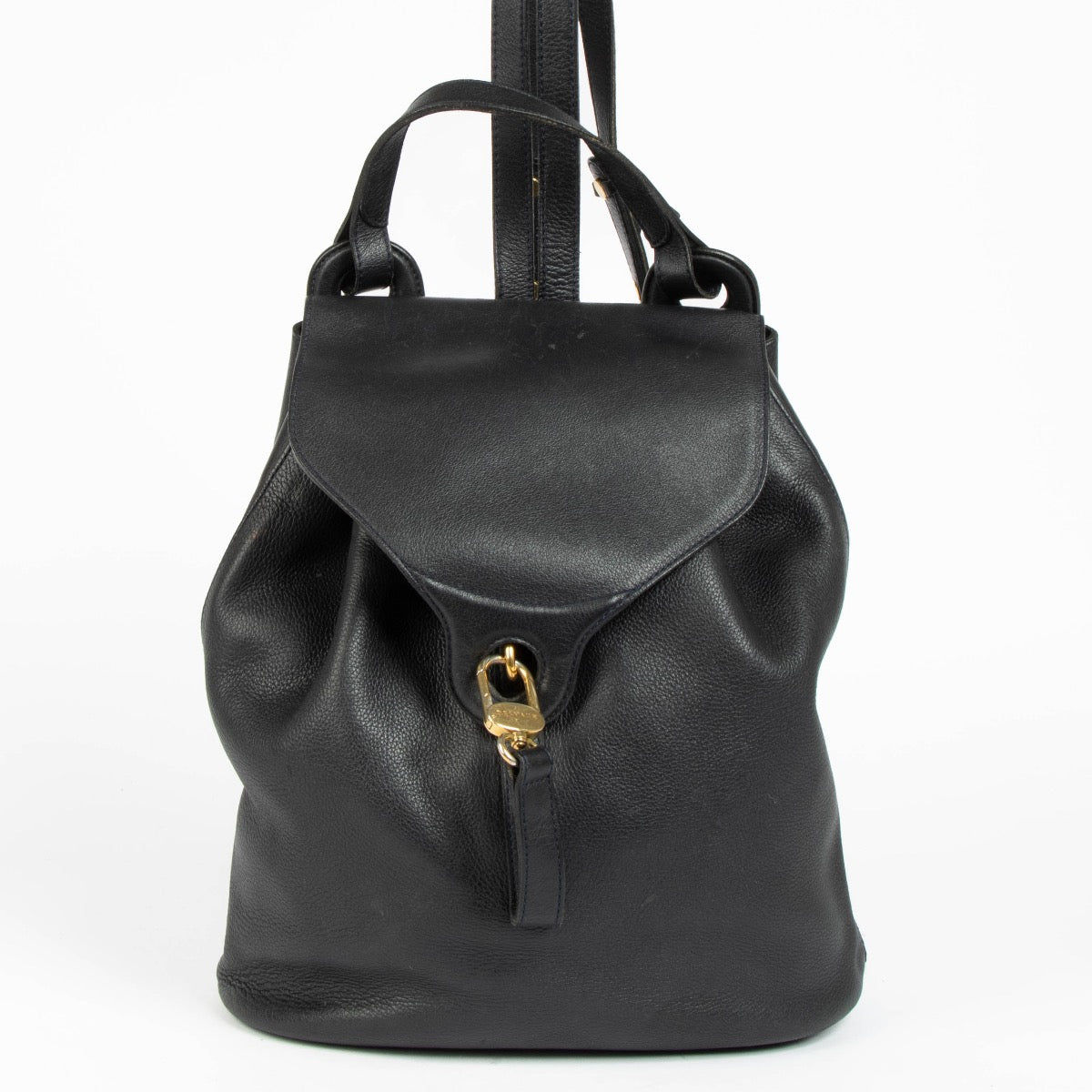 Authentic pre-loved Delvaux Blue Canter Soleil Backpack on Labellov.com
