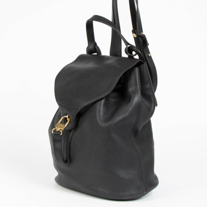 Authentic pre-loved Delvaux Blue Canter Soleil Backpack on Labellov.com