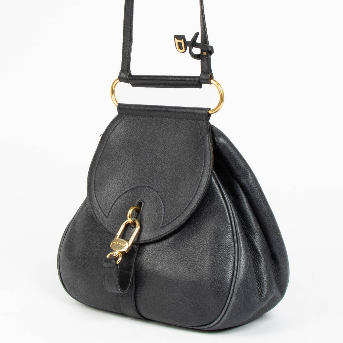 Authentic pre-loved Delvaux Marine Cerceau PM Backpack/Crossbody Bag on Labellov.com
