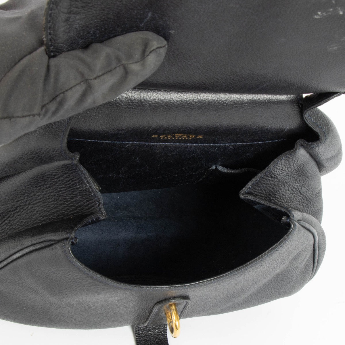 Authentic pre-loved Delvaux Marine Cerceau PM Backpack/Crossbody Bag on Labellov.com