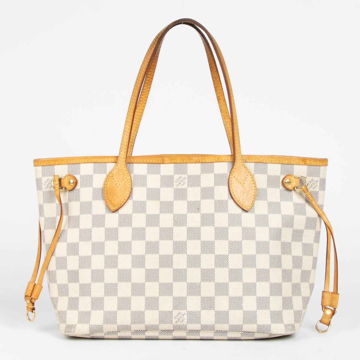 Authentic pre-loved Louis Vuitton Damier Azur Neverfull PM on Labellov.com