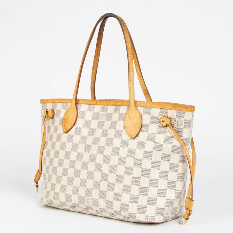 Authentic pre-loved Louis Vuitton Damier Azur Neverfull PM on Labellov.com