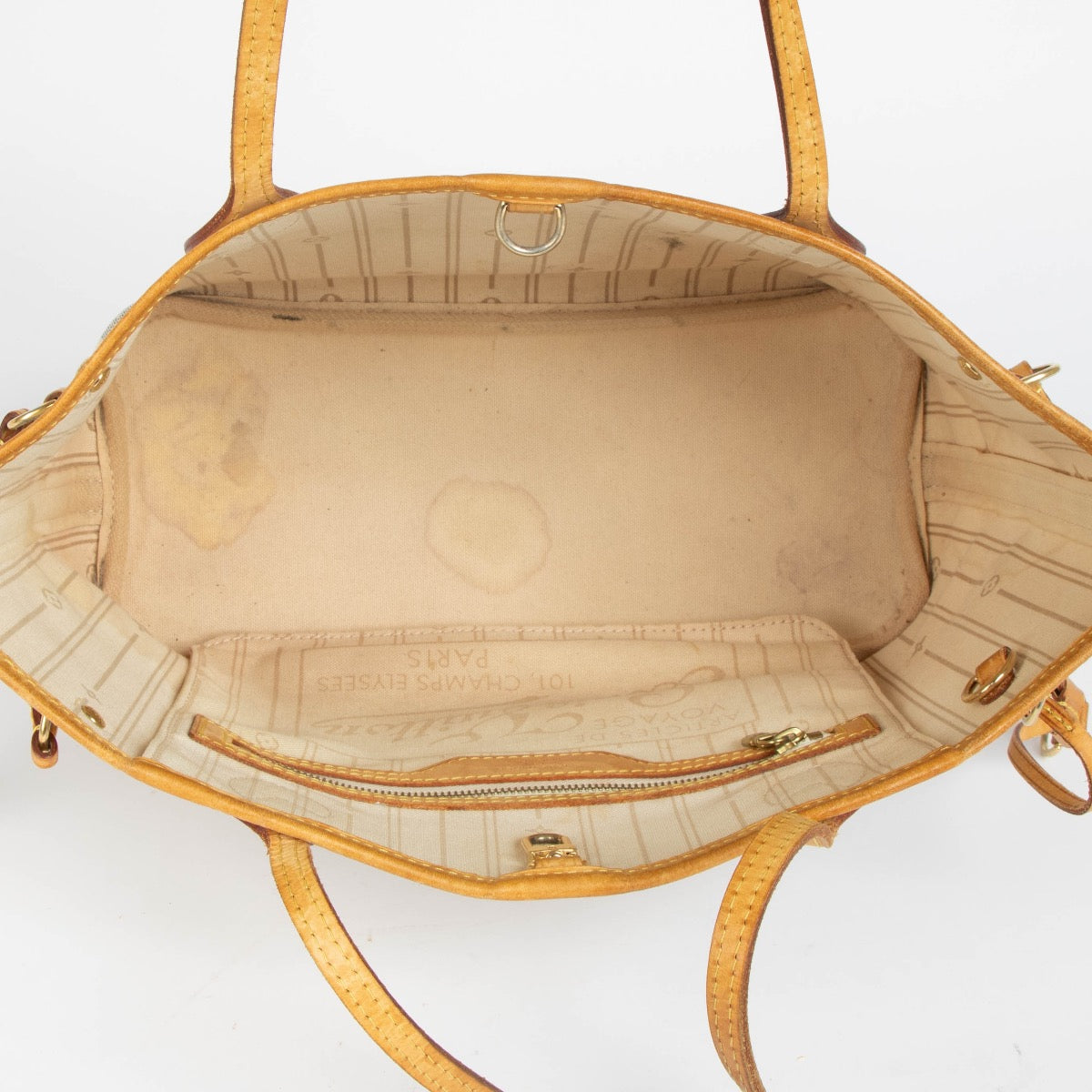 Authentic pre-loved Louis Vuitton Damier Azur Neverfull PM on Labellov.com