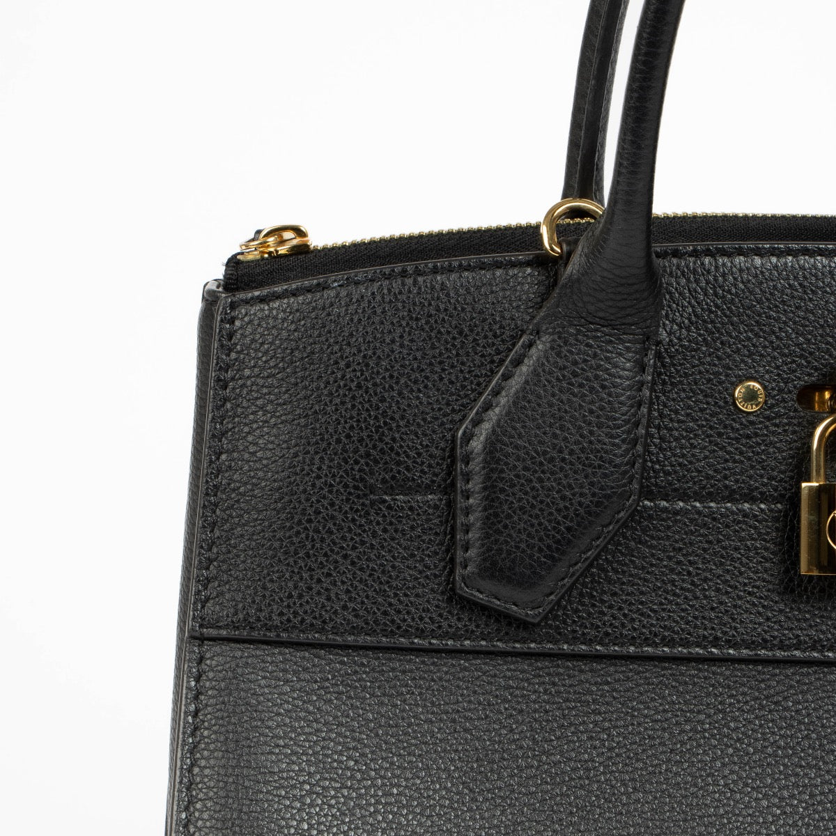 Authentic pre-loved Louis Vuitton black Steamer Top handle on Labellov.com