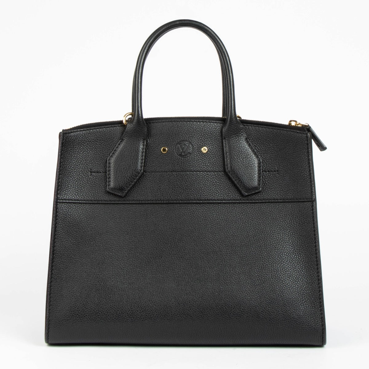 Authentic pre-loved Louis Vuitton black Steamer Top handle on Labellov.com