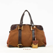 Shop this authentic Chloé Cognac Tote Bag pre-loved on Labellov.com