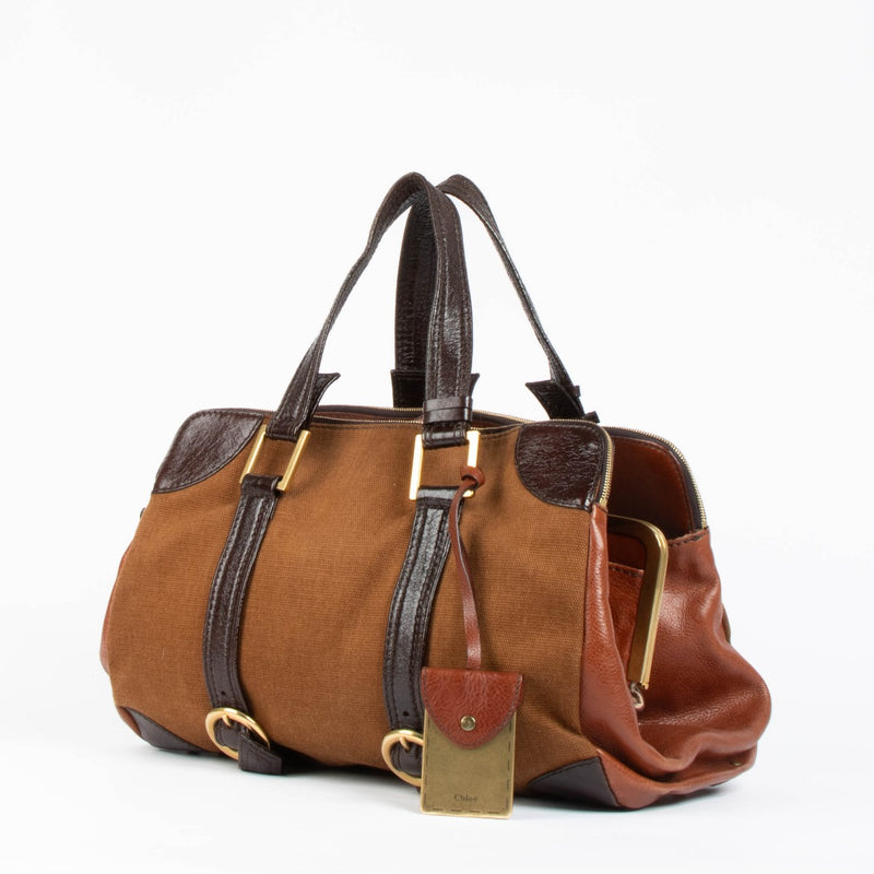 Shop this authentic Chloé Cognac Tote Bag pre-loved on Labellov.com