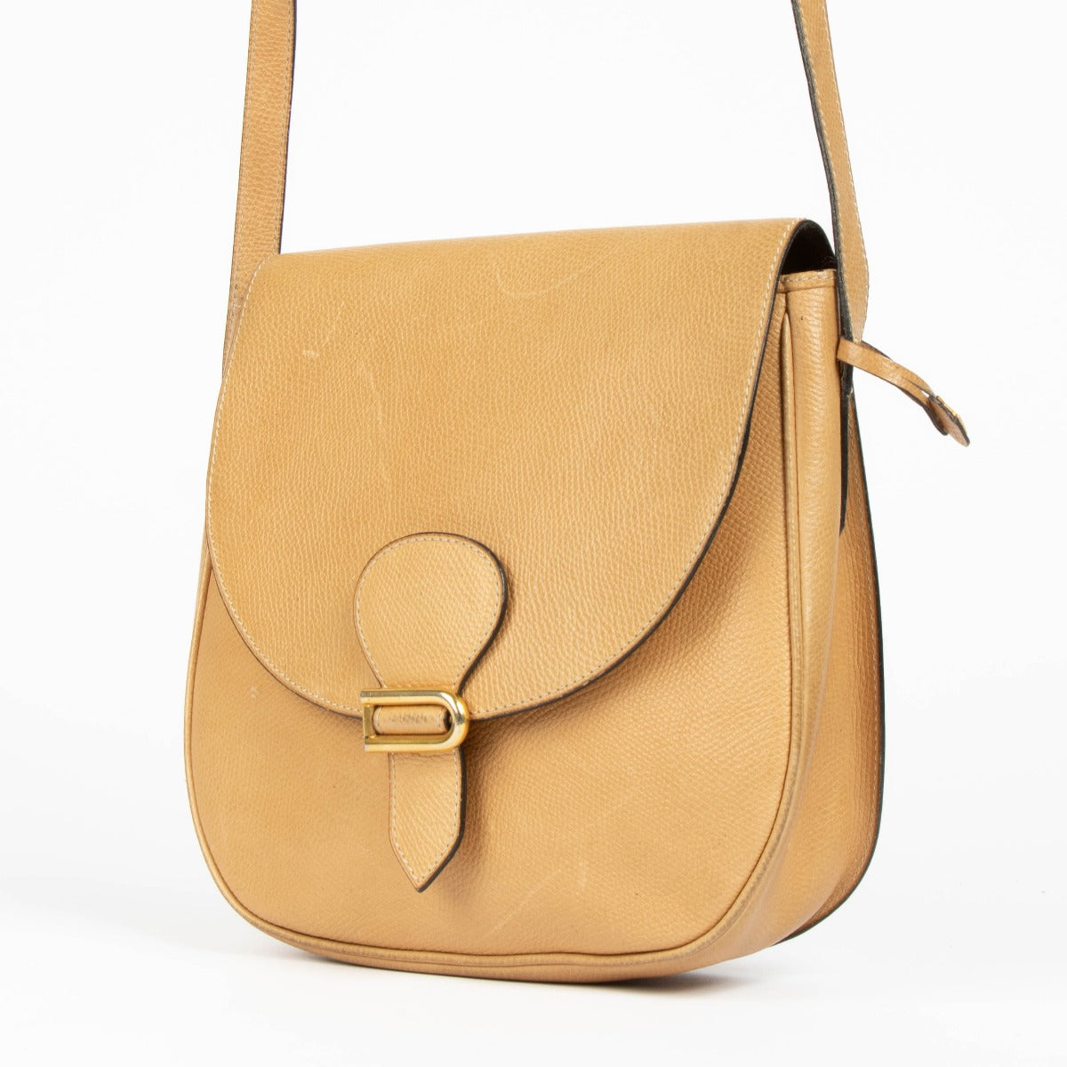 Shop this authentic Delvaux Beige Crossbody Bag pre-loved on Labellov.com