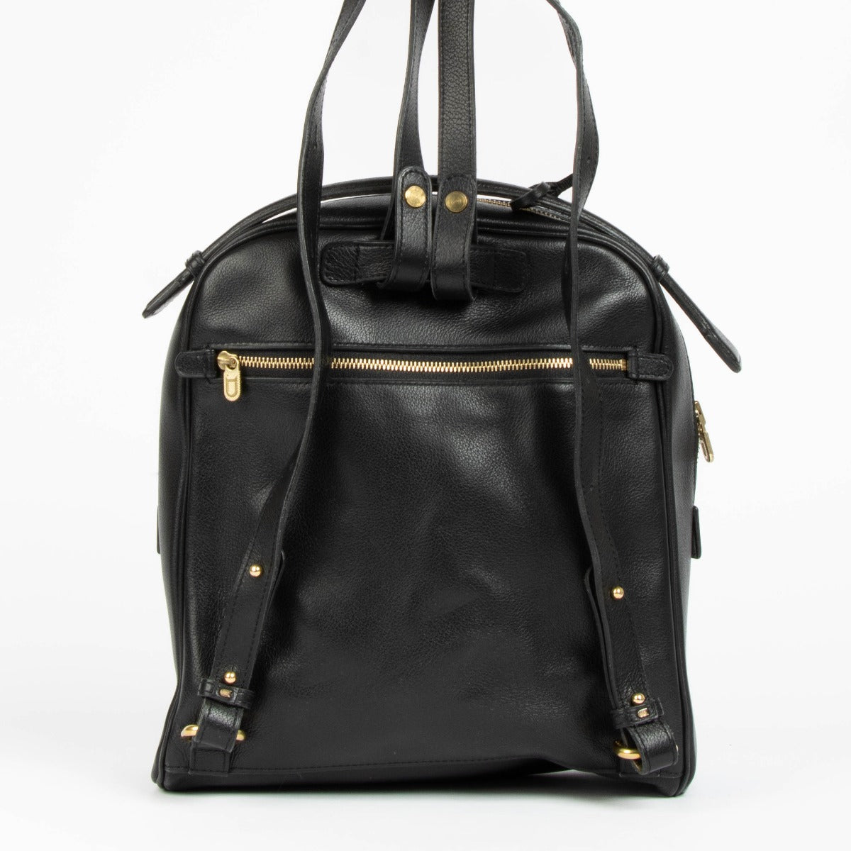 Shop this authentic Delvaux Black Canter Onde Backpack pre-loved on Labellov.com