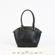 Authentic pre-loved Delvaux Black Charme Top Handle Bag on Labellov.com