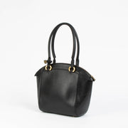 Authentic pre-loved Delvaux Black Charme Top Handle Bag on Labellov.com