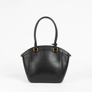 Authentic pre-loved Delvaux Black Charme Top Handle Bag on Labellov.com