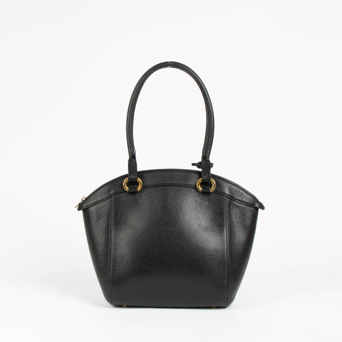 Authentic pre-loved Delvaux Black Charme Top Handle Bag on Labellov.com