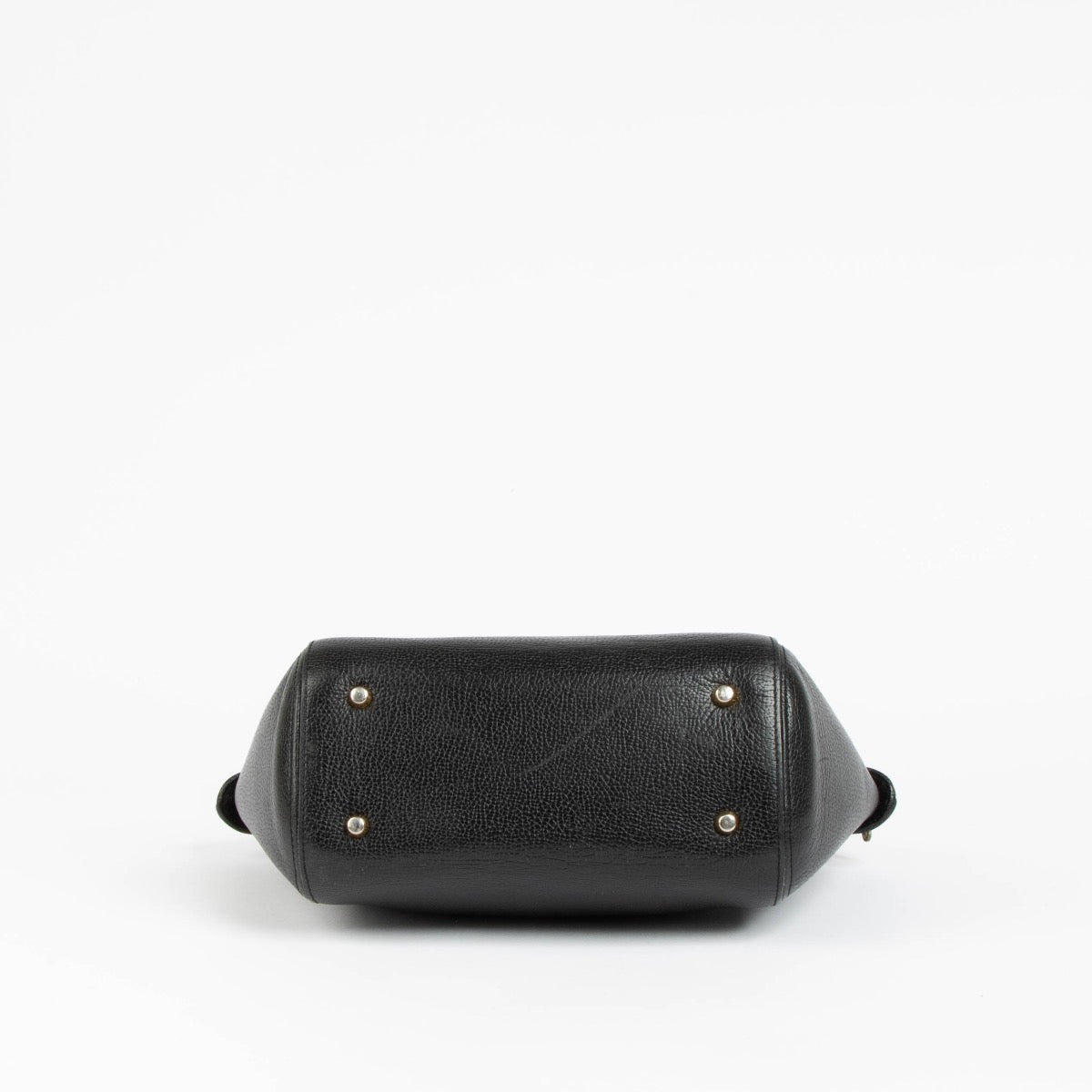 Authentic pre-loved Delvaux Black Charme Top Handle Bag on Labellov.com