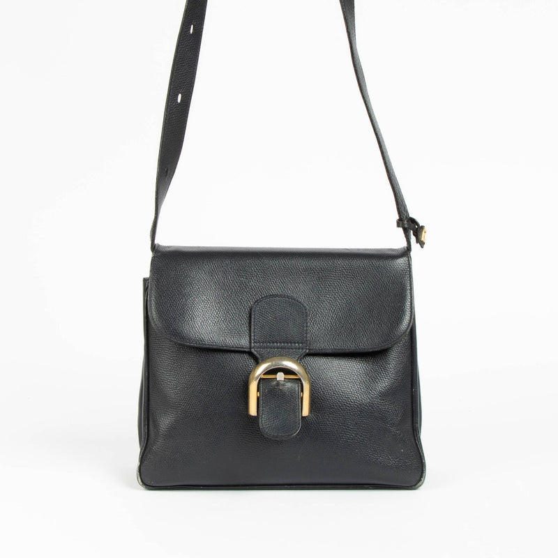 Delvaux Blue Leather Festival Crossbody Bag