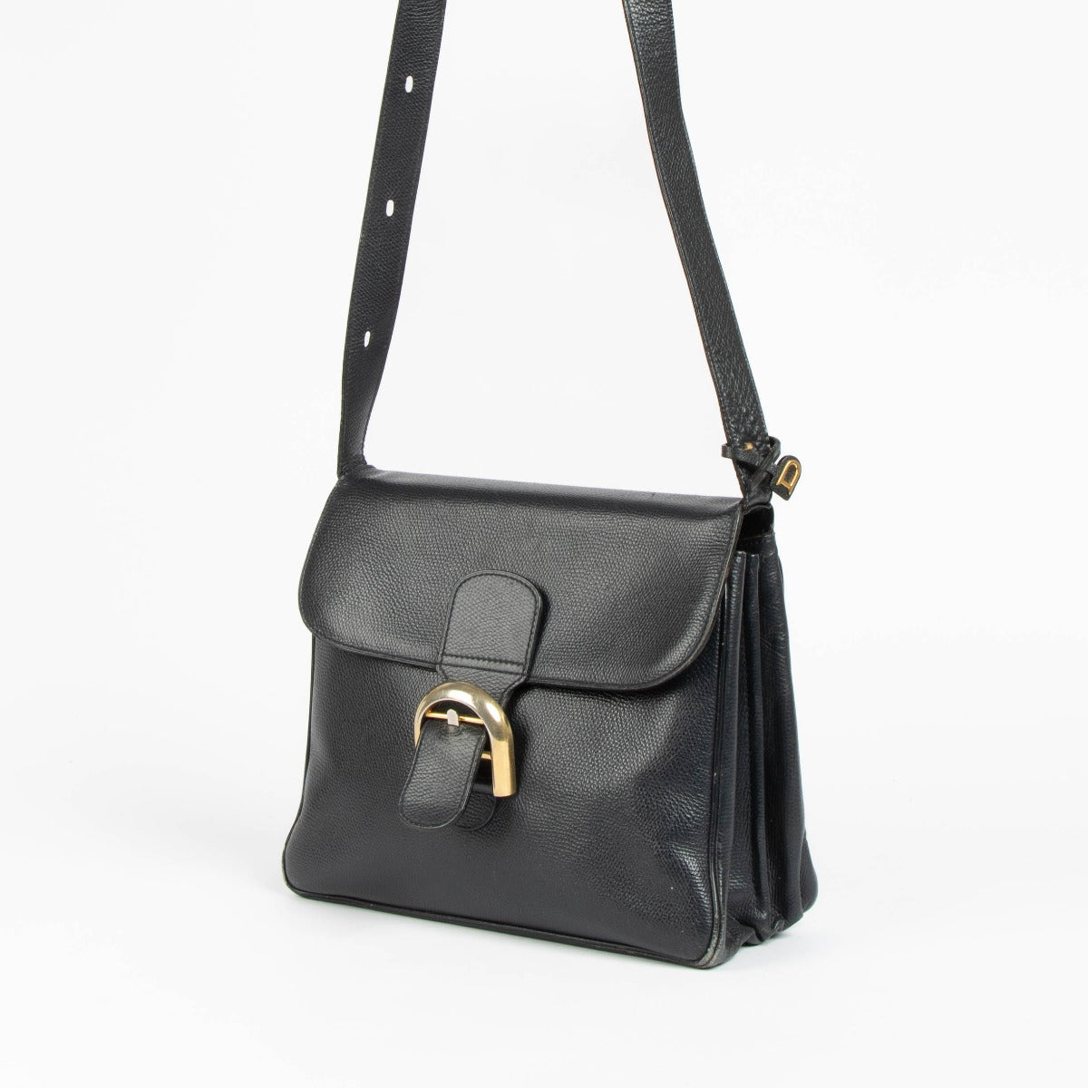Delvaux Blue Leather Festival Crossbody Bag