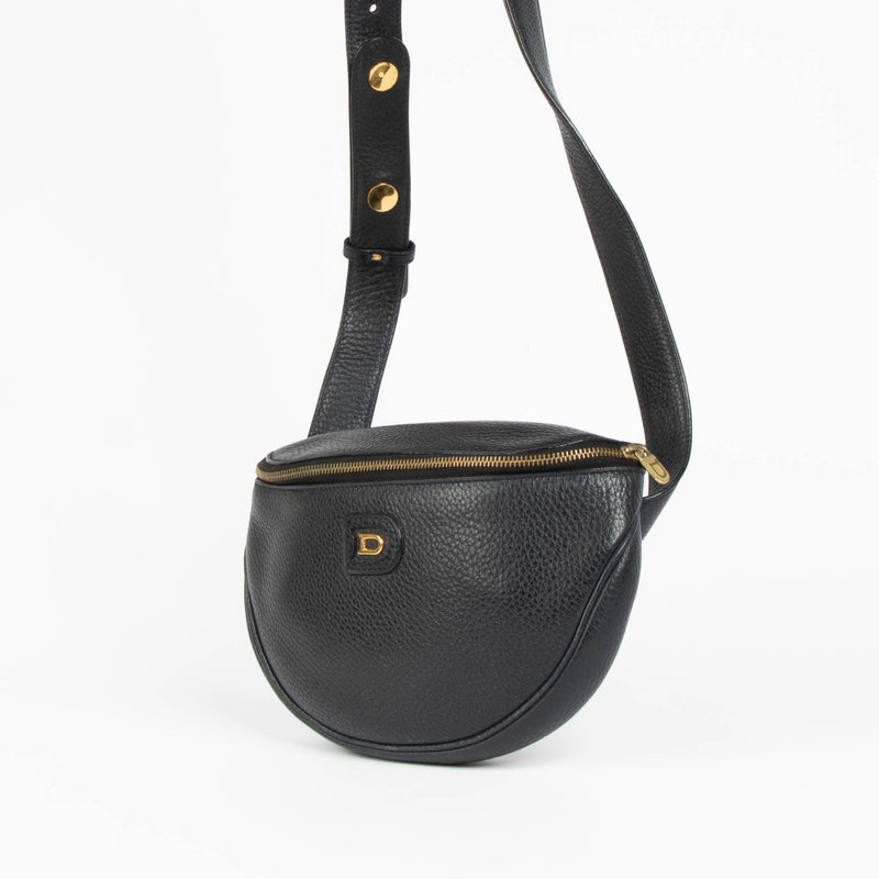 Authentic pre-loved Delvaux Blue Musette Belt Bag on Labellov.com