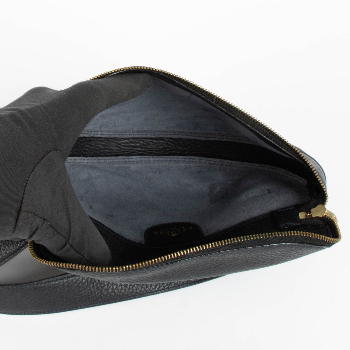 Authentic pre-loved Delvaux Blue Musette Belt Bag on Labellov.com