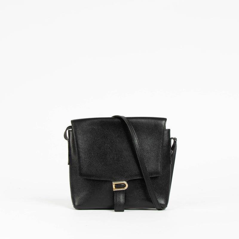 Delvaux Black Vintage Brindelle GM Crossbody Bag