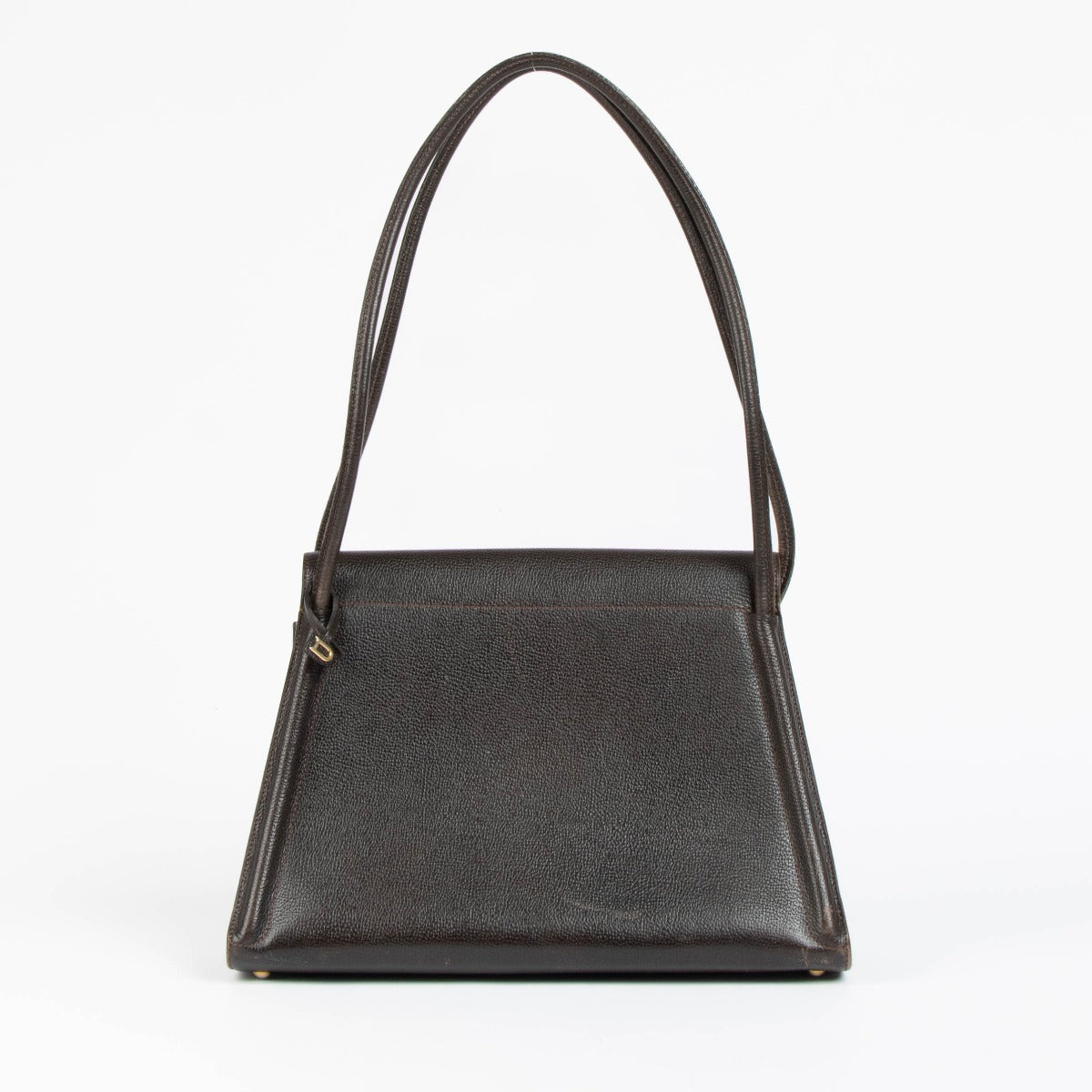 Authentic pre-loved Delvaux Brown Café Jumping Top Handle Bag on Labellov.com