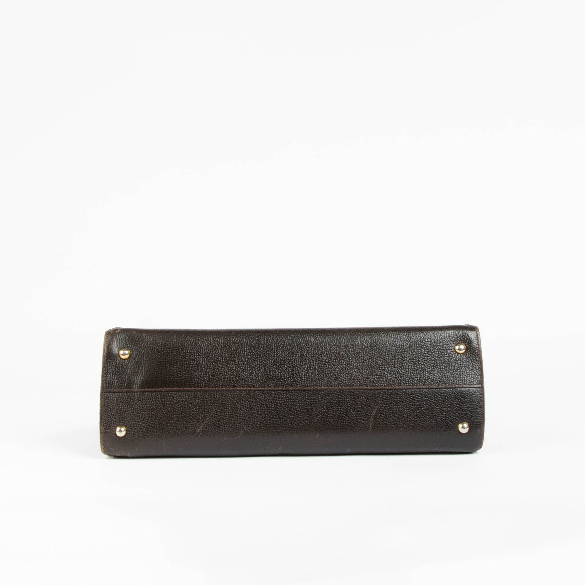 Authentic pre-loved Delvaux Brown Café Jumping Top Handle Bag on Labellov.com
