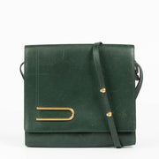 Authentic pre-loved Delvaux Green Vintage Crossbody Bag on Labellov.com
