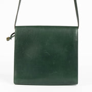 Authentic pre-loved Delvaux Green Vintage Crossbody Bag on Labellov.com