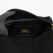 Shop this 100% authentic Dolce & Gabbana Black Suede Crystal Clutch with Matching Belt at Labellov.com